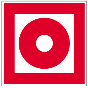 Brandmelder Aluminium 148x148mm