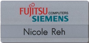 Ansteckschild aus Aluminium 1501