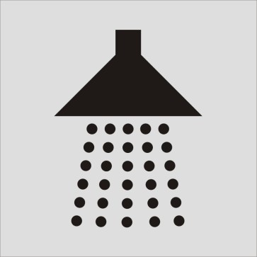 Dusche Aluminiumschild  17109-E