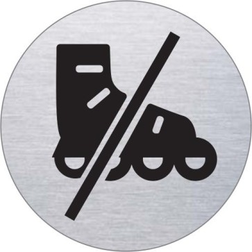 Verbot für fahrzeugähnliche Geräte Edelstahl 39063