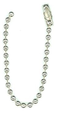 Kugelkette mit Klemmverschluss