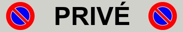 Budget Parkplatzschild PRIVE
