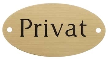 Türschild Messing Nr. 61793