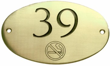 Türschild Messing Nr. 66800