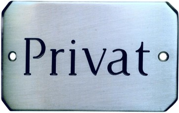 Türschild Messing Nr. 66830