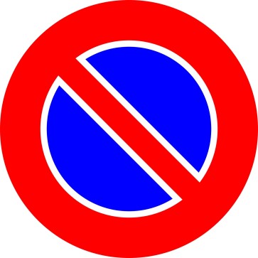 Parkverbotsschild Ø 200 mm