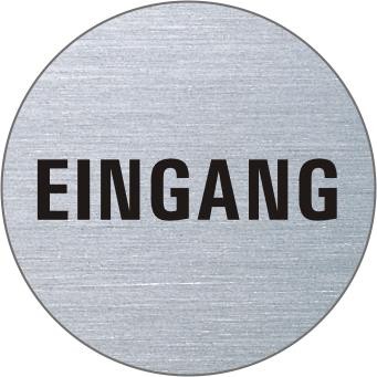 EINGANG Edelstahlschild 7102