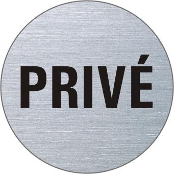 PRIVÉ Edelstahlschild 7193