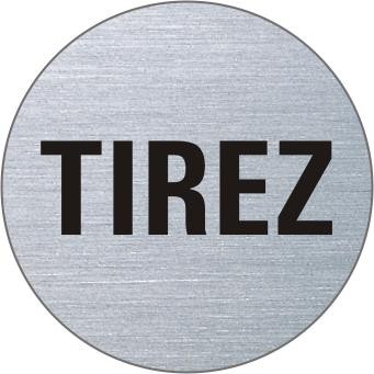 TIREZ Edelstahlschild 7196