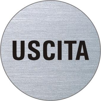 USCITA Edelstahlschild 7359