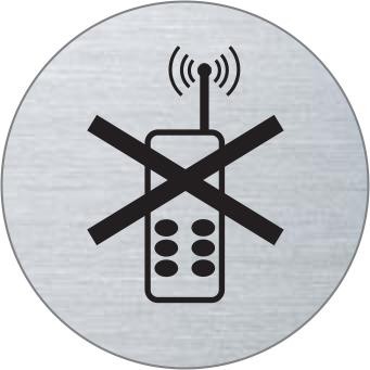 Handyverbot Edelstahlschild 7526