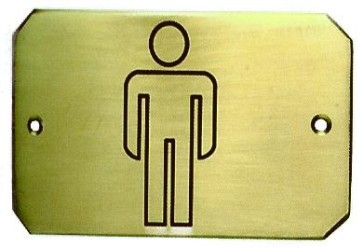 Türschild Messing Nr. 78370