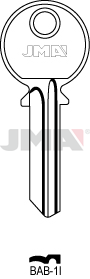 Schlüsselrohling - BAB-1I