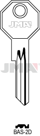 Schlüsselrohling - BAS-2D