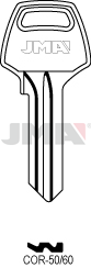 Schlüsselrohling - COR-50/60