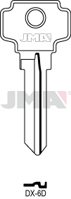 Schlüsselrohling - DX-6D
