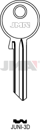 Schlüsselrohling - JUNI-3D