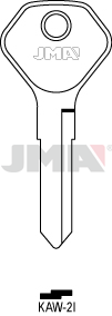 Schlüsselrohling - KAW-2I