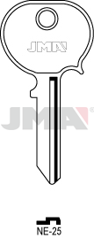 Schlüsselrohling - NE-25