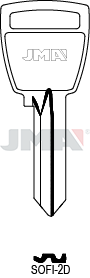 Schlüsselrohling - SOFI-2D