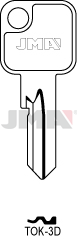 Schlüsselrohling - TOK-3D