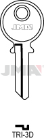 Schlüsselrohling - TRI-3D