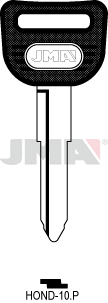 Schlüsselrohling-Plastikkopf - HOND-10.P