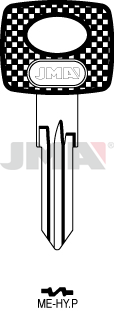 Schlüsselrohling-Plastikkopf - ME-HY.P