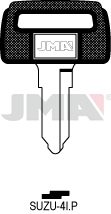 Schlüsselrohling-Plastikkopf - SUZU-4I.P
