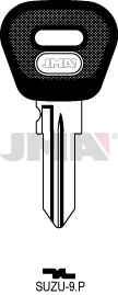 Schlüsselrohling-Plastikkopf - SUZU-9.P