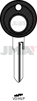 Schlüsselrohling-Plastikkopf - VO-HV.P