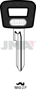 Schlüsselrohling-Plastikkopf - WAS-2.P