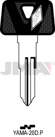 Schlüsselrohling-Plastikkopf - YAMA-20D.P