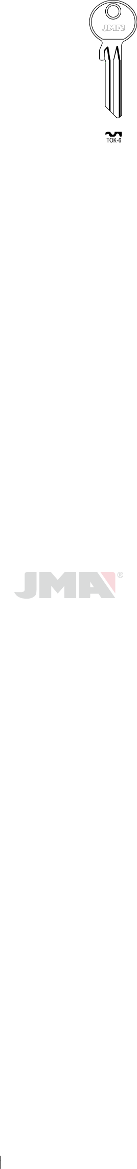 Schlüsselrohling - TOK-6