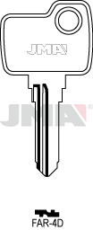 Schlüsselrohling - FAR-4D