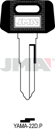 Schlüsselrohling-Plastikkopf - YAMA-22D.P