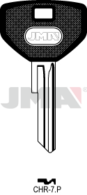 Schlüsselrohling-Plastikkopf - CHR-7.P
