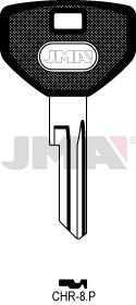 Schlüsselrohling-Plastikkopf - CHR-8.P