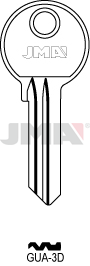 Schlüsselrohling - GUA-3D