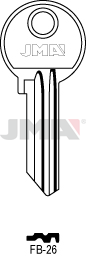 Schlüsselrohling - FB-26