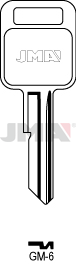 Schlüsselrohling - GM-6