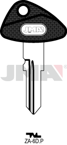 Schlüsselrohling-Plastikkopf - ZA-6D.P