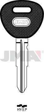 Schlüsselrohling-Plastikkopf - HY-5.P