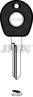 Schlüsselrohling-Plastikkopf - VO-2D.P