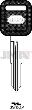 Schlüsselrohling-Plastikkopf - GM-15D.P