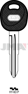 Schlüsselrohling-Plastikkopf - HY-6D.P
