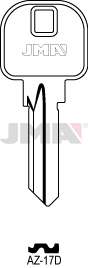 Schlüsselrohling - AZ-17D