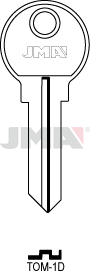 Schlüsselrohling - TOM-1D