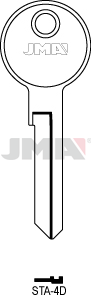 Schlüsselrohling - STA-4D