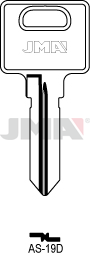 Schlüsselrohling-Spezialprofile - AS-19D